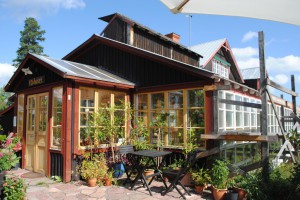 Ekologiskt trähus, växhuset, Söderhamn.