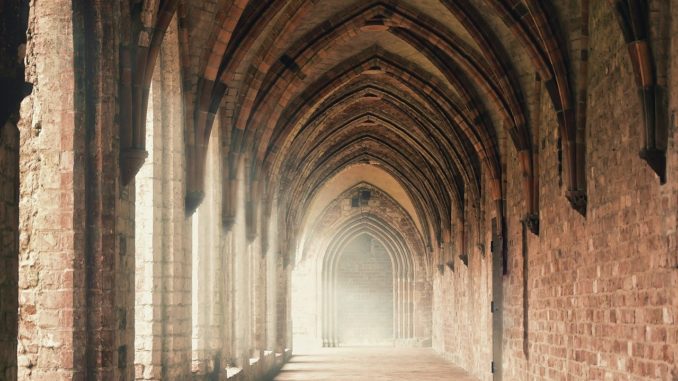 monastery, monastery vaults, cloister